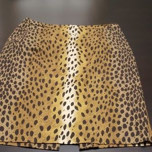 Michael Kors leopard print skirt.